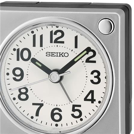 นาฬิกาปลุก SEIKO CLOCKS QHE196S 2.5 นิ้ว สีเงิน_1