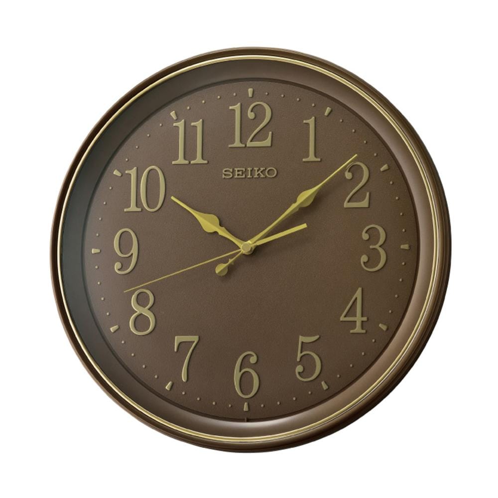 นาฬิกาแขวน SEIKO CLOCKS QXA798B 13.3 นิ้ว สีน้ำตาล