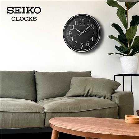 นาฬิกาแขวน SEIKO CLOCKS QXA798K 13.3 นิ้ว สีดำ_1