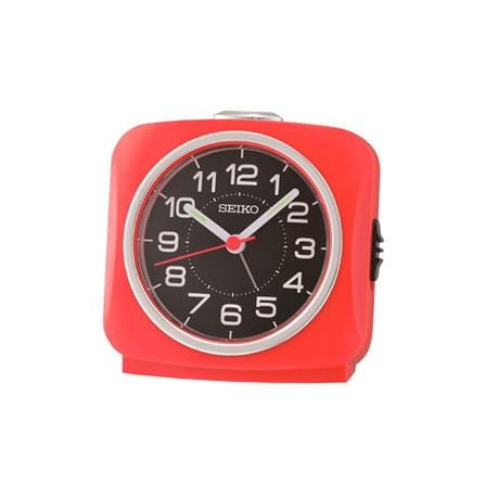 นาฬิกาปลุก SEIKO CLOCKS QHE194R 3.7 นิ้ว สีแดง
