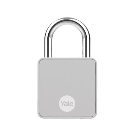 กุญแจคล้อง สแกนลายนิ้วมือ YALE YDPM SV 22 มม. สีเงิน_0