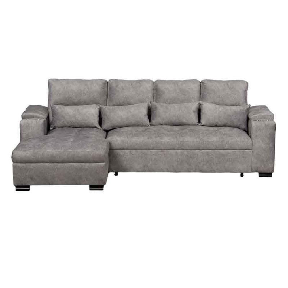 โซฟาเข้ามุมซ้าย AS FURNITURE KALEL CRGYU39 สีเทา