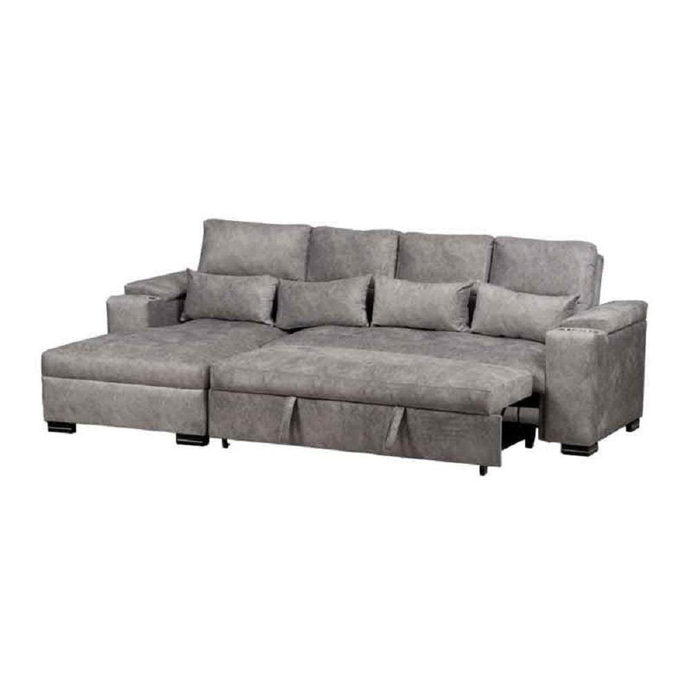 โซฟาเข้ามุมซ้าย AS FURNITURE KALEL CRGYU39 สีเทา