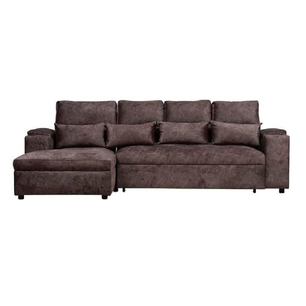 โซฟาเข้ามุมซ้าย AS FURNITURE KALEL CRBWU38 สีน้ำตาล
