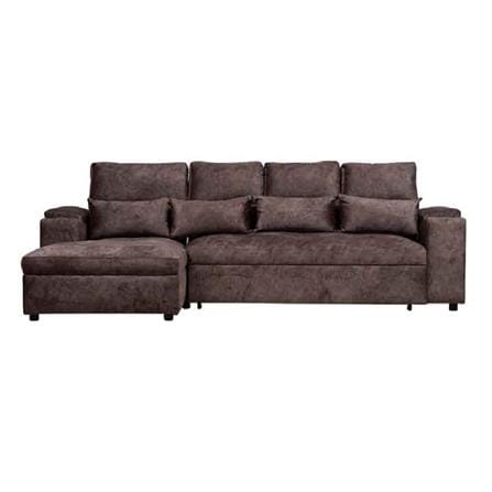 โซฟาเข้ามุมซ้าย AS FURNITURE KALEL CRBWU38 สีน้ำตาล_0