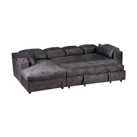 โซฟาเข้ามุมซ้าย AS FURNITURE KALEL CRGYU40 สีเทาเข้ม_2