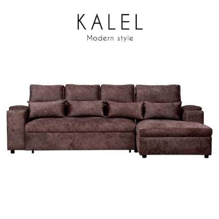 โซฟาเข้ามุมขวา AS FURNITURE KALEL CLBWU38 สีน้ำตาล_6