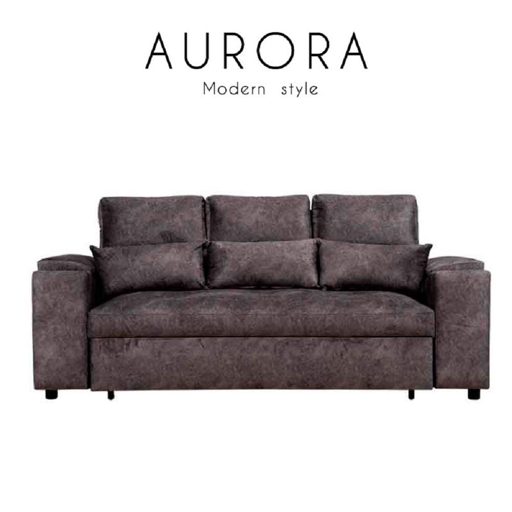 โซฟาเบด AS FURNITURE AURORA CGYU40 สีเทาเข้ม