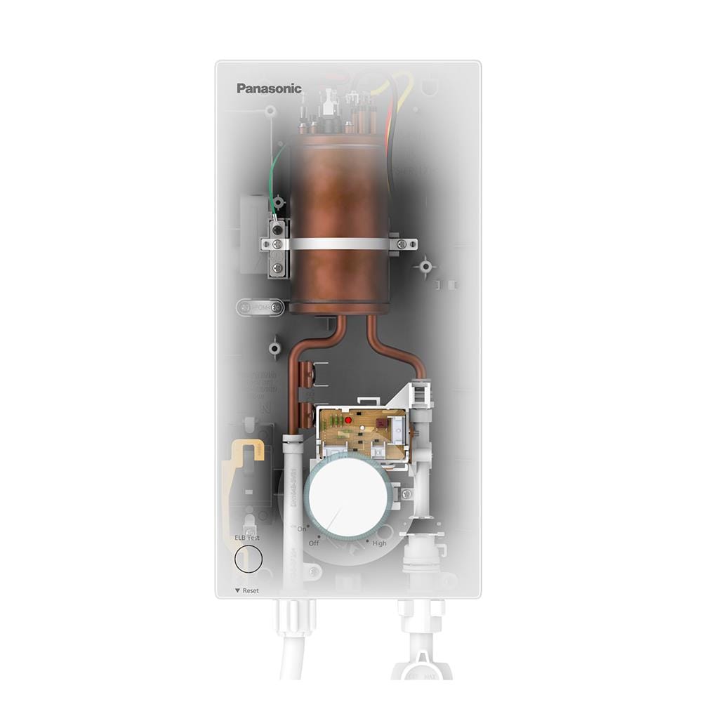 เครื่องทำน้ำอุ่น PANASONIC DH-6VS1TW1 6000 วัตต์ สีขาว