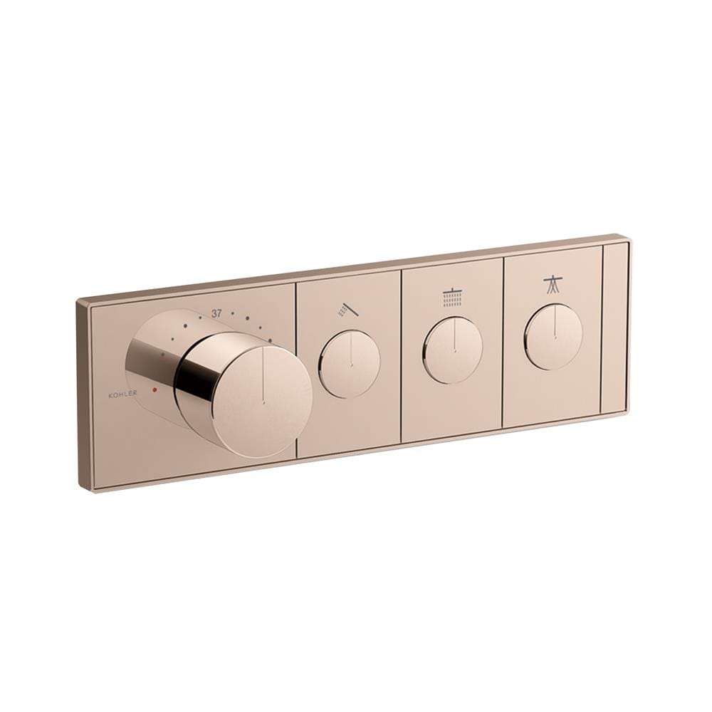 ฝาครอบวาล์วฝังกำแพงผสม KOHLER K-26347T-9-RGD สีโรสโกลด์