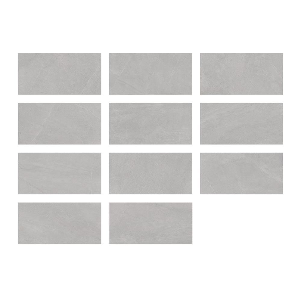 กระเบื้องพื้นพอร์ซเลน 60x120 ซม. COTTO x-สไนเดอร์ เทา PM 1.44 ตร.ม.