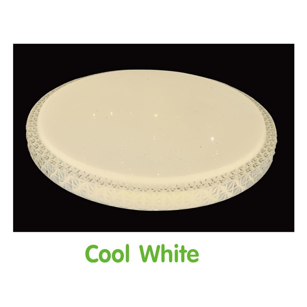 ไฟเพดาน LED SHINING CRYSTAL 15 นิ้ว 36 วัตต์ DAYLIGHT/COOL WHITE/WARM WHITE สีขาว