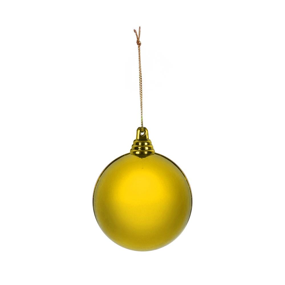 ชุดบอลตกแต่ง SIAMXMAS 6 ซม. สีทอง (แพ็ก 6 ชิ้น)