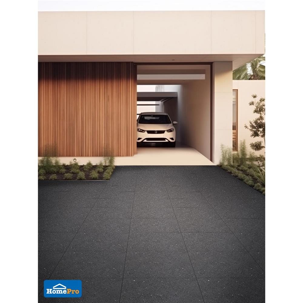 กระเบื้องพื้น 16x16 นิ้ว COTTO อะตอม กราไฟต์ เทา PM 0.96 ตร.ม.