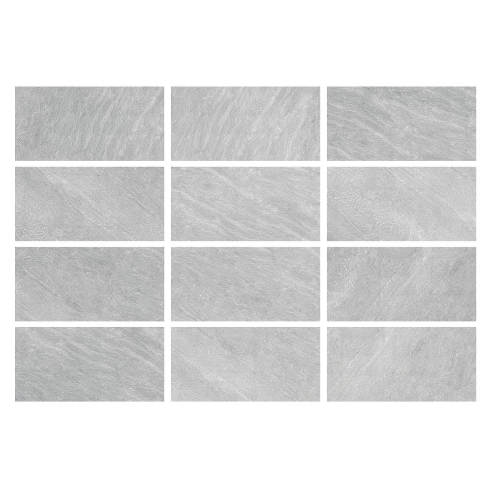 กระเบื้องพื้นพอร์ซเลน 60x120 ซม. COTTO แมตโต เทา PM 1.44 ตร.ม.