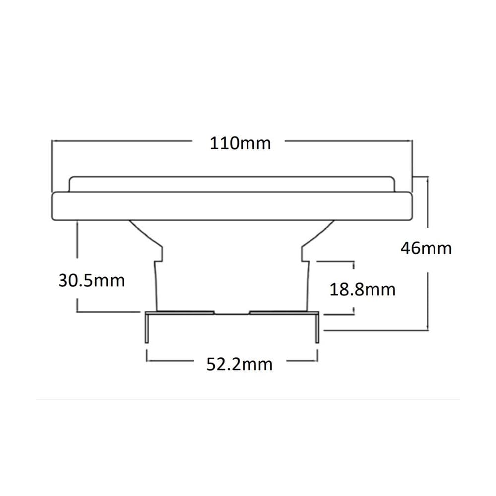 หลอด LED L&E QR111 40D 15 วัตต์ WARM WHITE G53