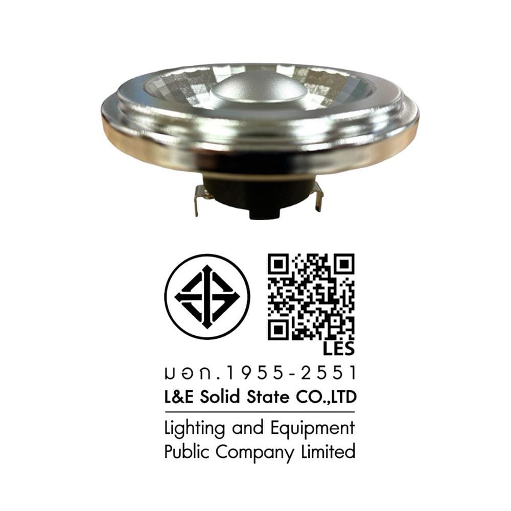 หลอด LED L&E QR111 40D 15 วัตต์ WARM WHITE G53