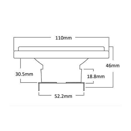 หลอด LED L&E QR111 40D 15 วัตต์ WARM WHITE G53_5