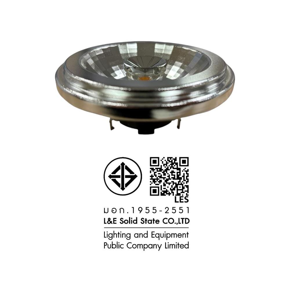 หลอด LED L&E QR111 25D 15 วัตต์ WARM WHITE G53