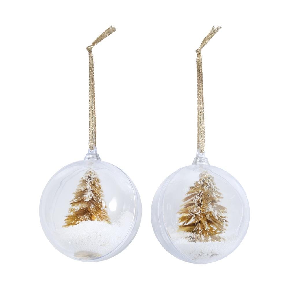 ชุดบอลตกแต่ง SIAMXMAS TREE ON BALL สีทอง (แพ็ก 2 ชิ้น)