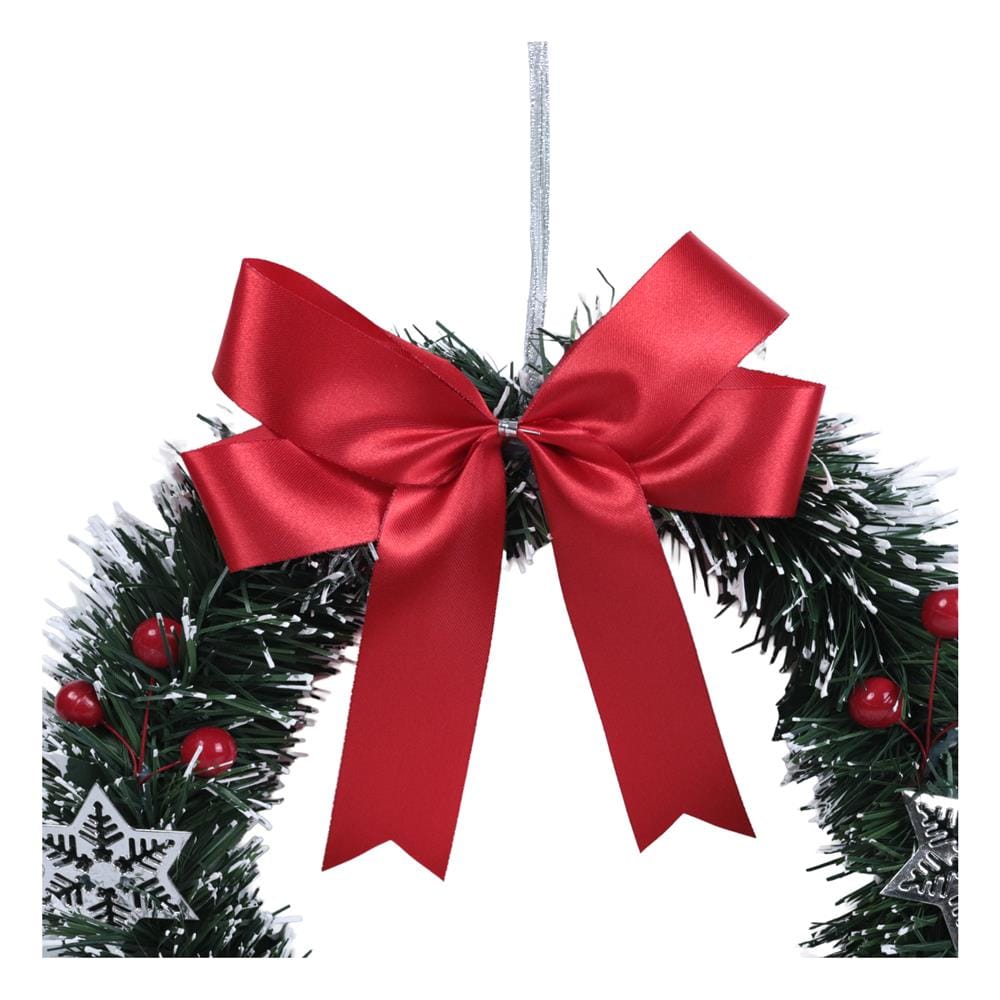 ช่อแขวนตกแต่ง X'MAS SIAMXMAS 12 นิ้ว สีแดง