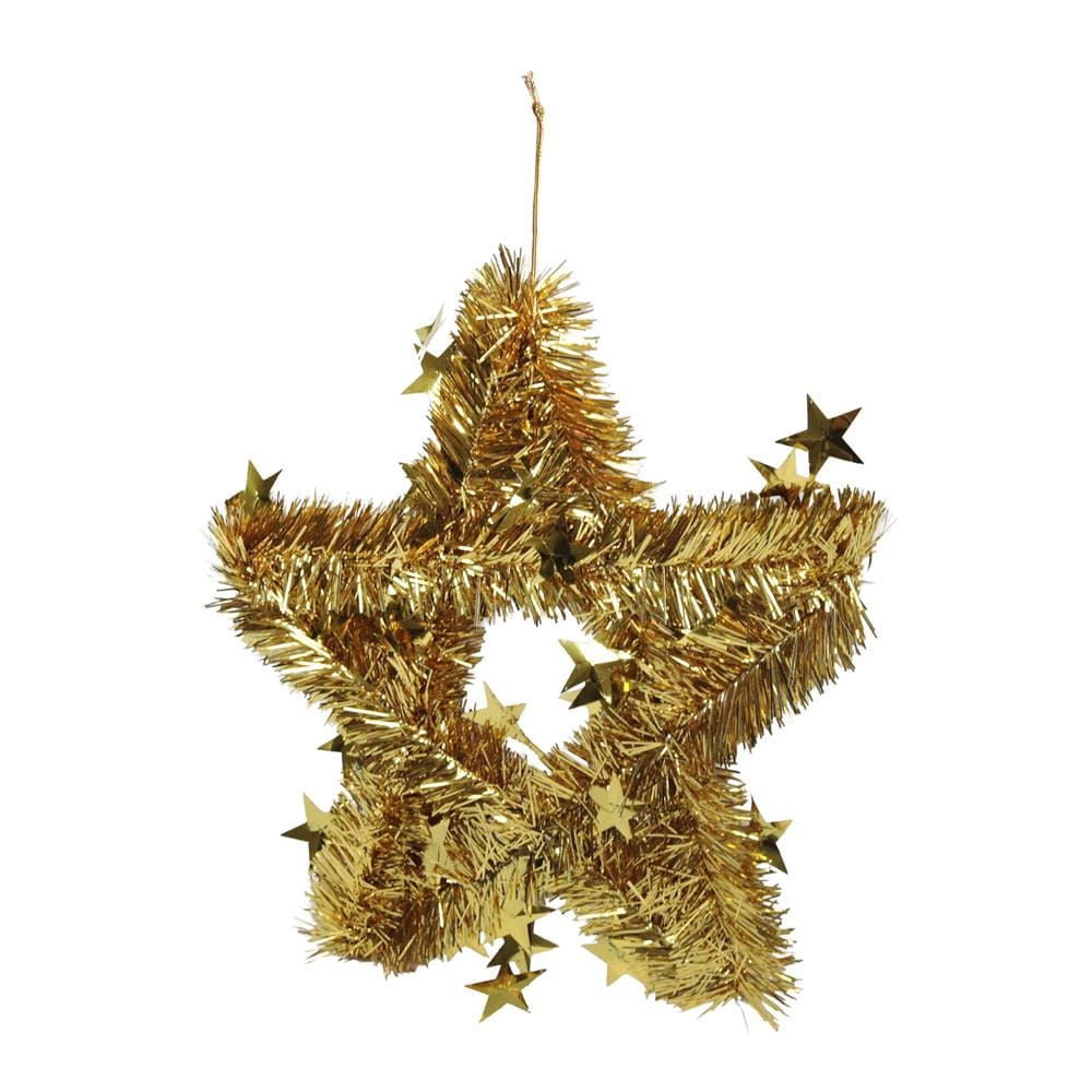 ช่อแขวนตกแต่ง STAR SIAMXMAS 12 นิ้ว สีทอง