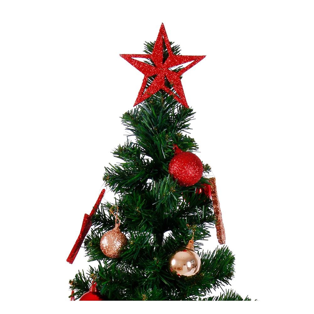 ต้นคริสต์มาส พร้อมของตกแต่งดาวแดง SIAMXMAS 3 ฟุต