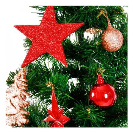 ต้นคริสต์มาส พร้อมของตกแต่งดาวแดง SIAMXMAS 3 ฟุต_2