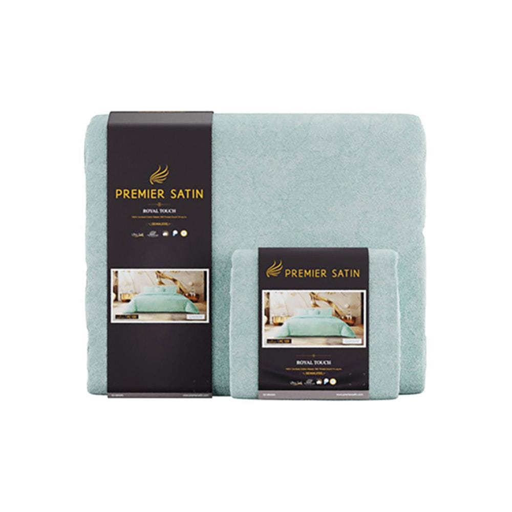 ชุดผ้าปูที่นอน 5 ฟุต 6 ชิ้น PREMIER SATIN ROYAL TOUCH PRINT PC139
