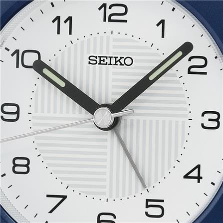 นาฬิกาปลุก SEIKO CLOCKS QHE205L 3.3X3.5 นิ้ว สีฟ้า_1