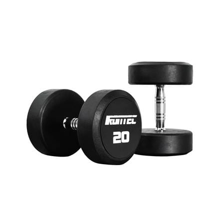 ดัมเบลทรงกลมหุ้มยาง IRONTEC 20 กก._1