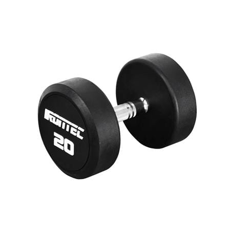 ดัมเบลทรงกลมหุ้มยาง IRONTEC 20 กก._4