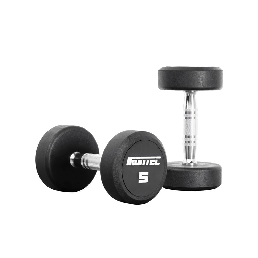 ดัมเบลทรงกลมหุ้มยาง IRONTEC 5 กก.