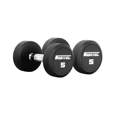ดัมเบลทรงกลมหุ้มยาง IRONTEC 5 กก._0