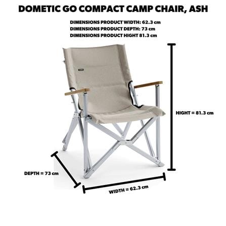 เก้าอี้สนาม DOMETIC GO CAMPACT CAMP สีครีม_7