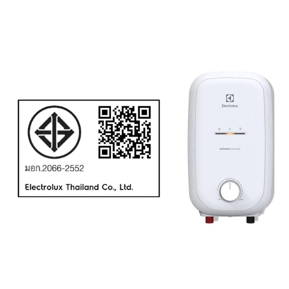 เครื่องทำน้ำอุ่น ELECTROLUX EWE451QX-W4 4500 วัตต์ สีขาว