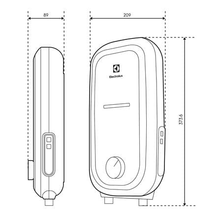 เครื่องทำน้ำอุ่น ELECTROLUX EWE451QX-W4 4500 วัตต์ สีขาว_8