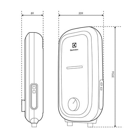 เครื่องทำน้ำอุ่น ELECTROLUX EWE601QX-G4 6000 วัตต์ สีเทา_8
