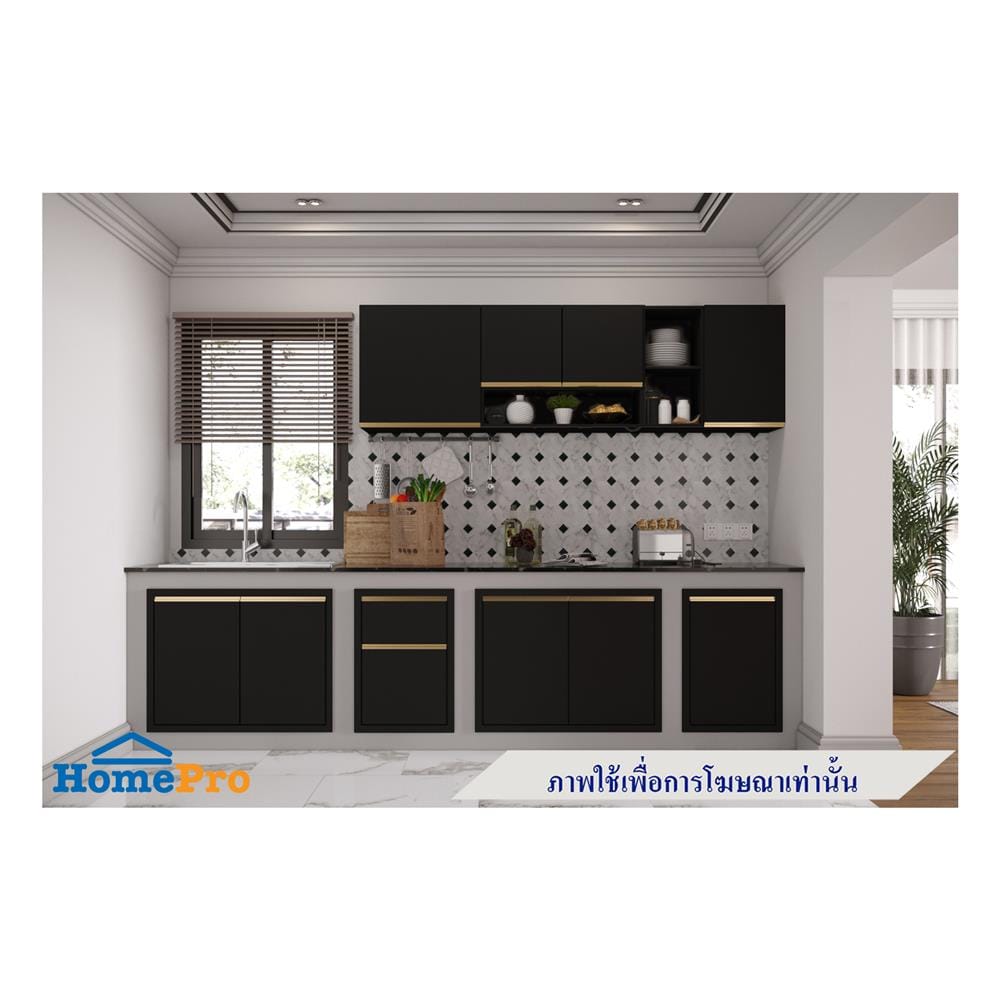 บานซิงค์เดี่ยว MJ ETERNITY 46x66 ซม. สี GREY GRAPHITE