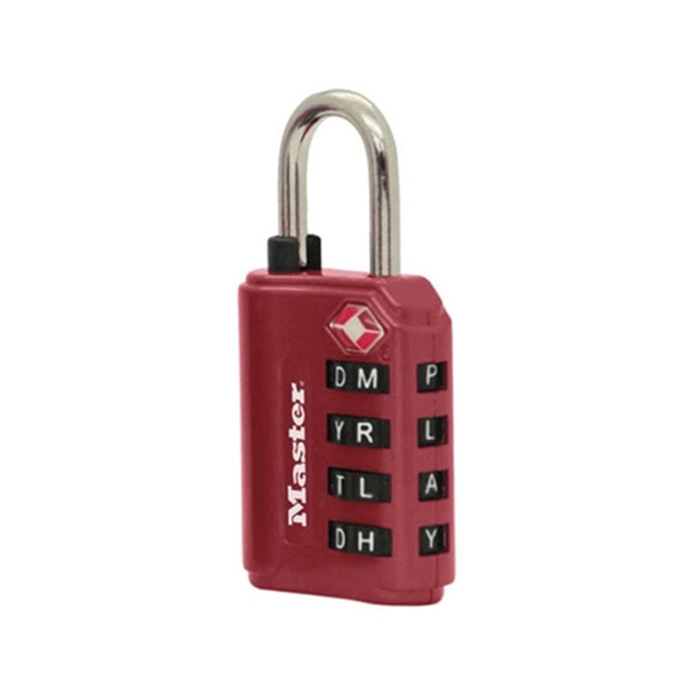กุญแจรหัส MASTER LOCK TSA 4691 สีแดง