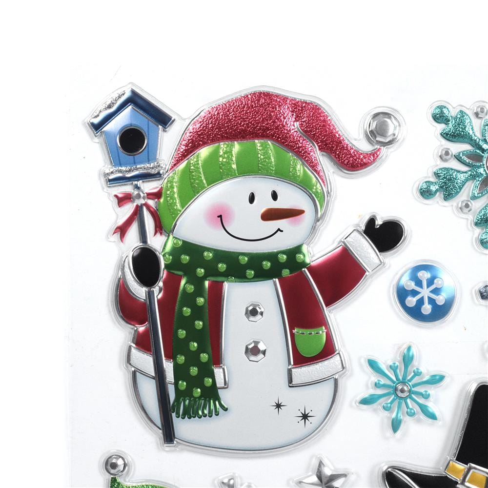 สติกเกอร์ ตุ๊กตาหิมะ SIAMXMAS 20x30 ซม.
