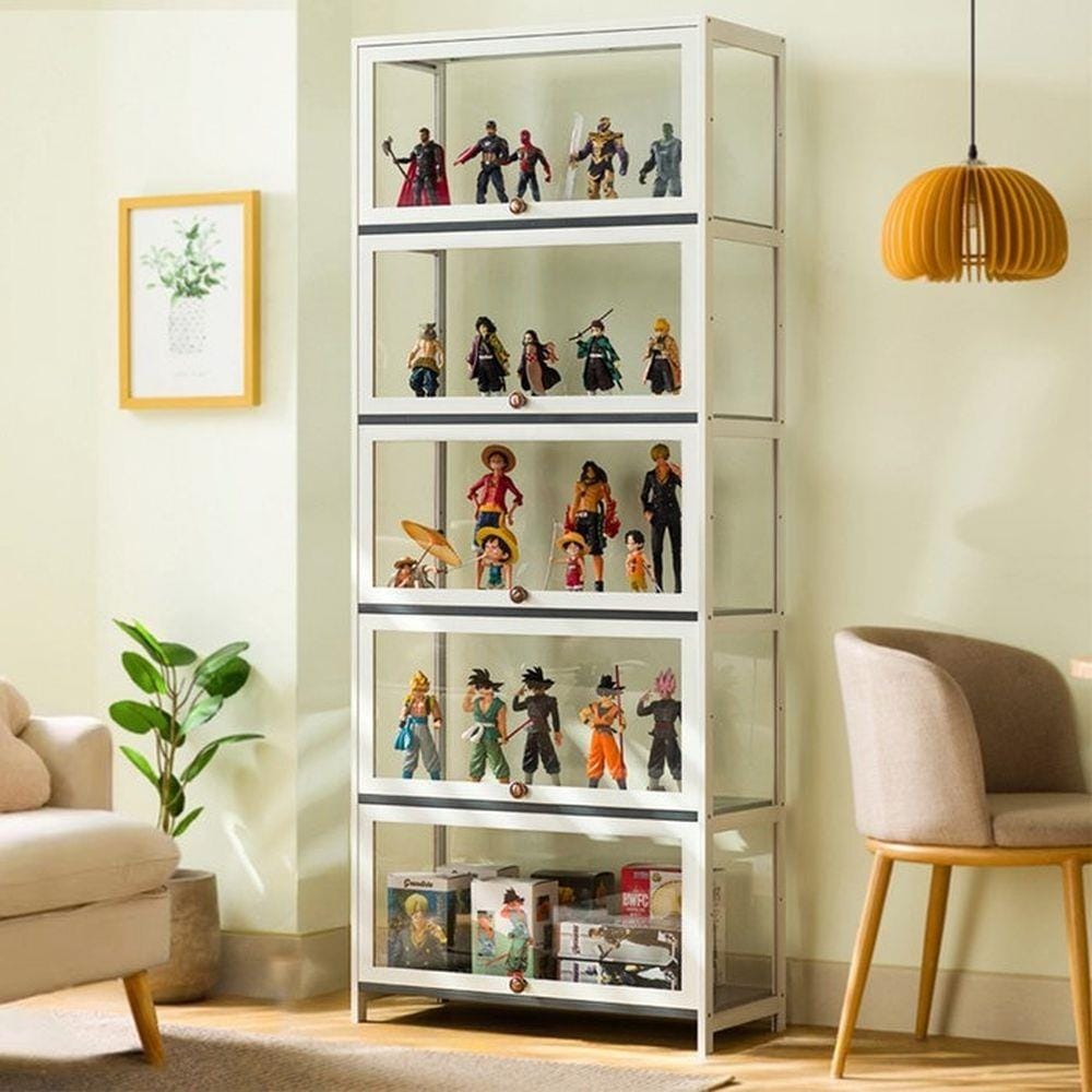 ตู้โชว์ LOOMS MAYYA 19227943 70 ซม. สีขาว