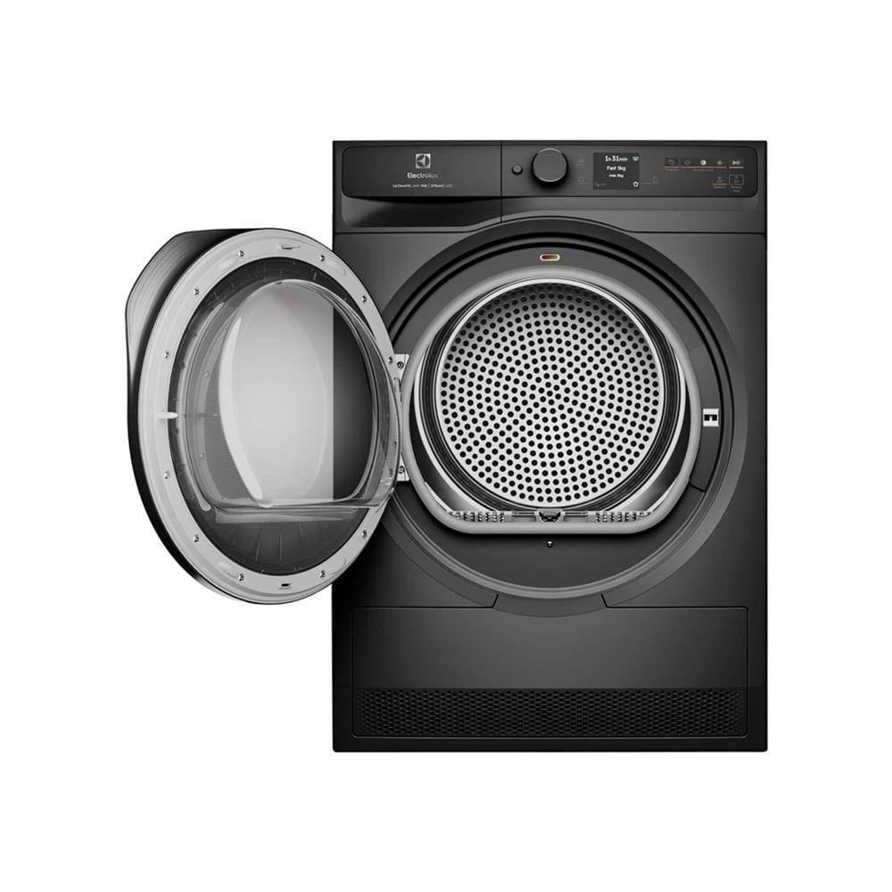 เครื่องอบผ้าฝาหน้าพร้อมขาตั้ง ELECTROLUX EDH902R9SC 9 กก. HEATPUMP สีGREY