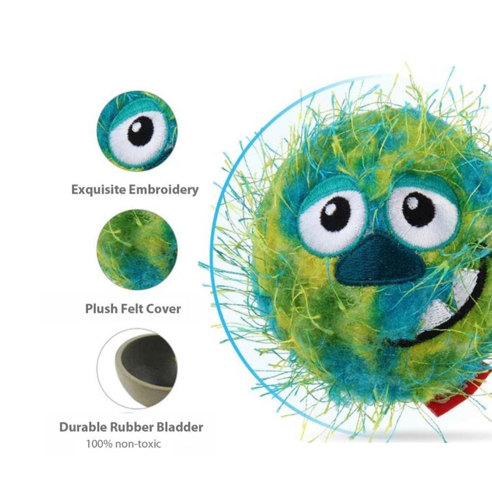 ของเล่นสุนัข GIGWI CRAZY BALL สีเขียว