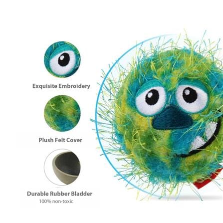 ของเล่นสุนัข GIGWI CRAZY BALL สีเขียว_4