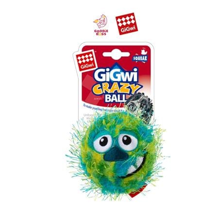 ของเล่นสุนัข GIGWI CRAZY BALL สีเขียว_2