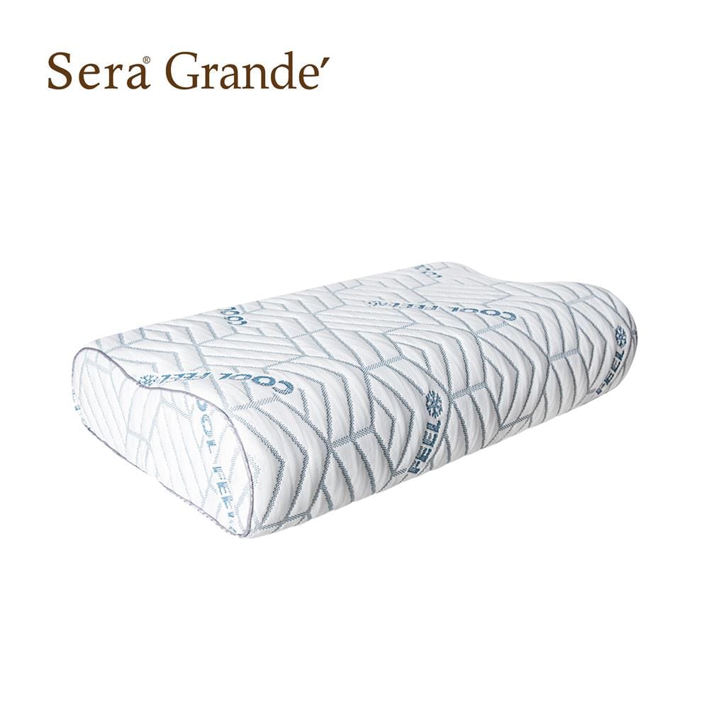 หมอนสุขภาพ เมมโมรี่โฟม SERA GRANDE COOL FEEL 60x35x10 ซม. สีขาว