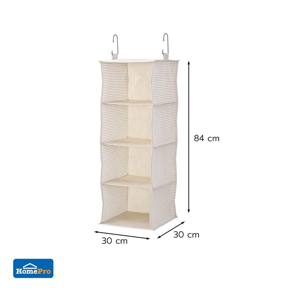 ชั้นแขวน 4 ชั้น PLIM STRIPES 30x30x84 ซม.