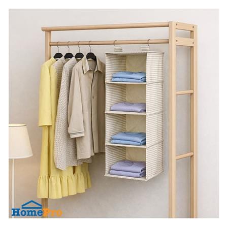 ชั้นแขวน 4 ชั้น PLIM STRIPES 30x30x84 ซม._5