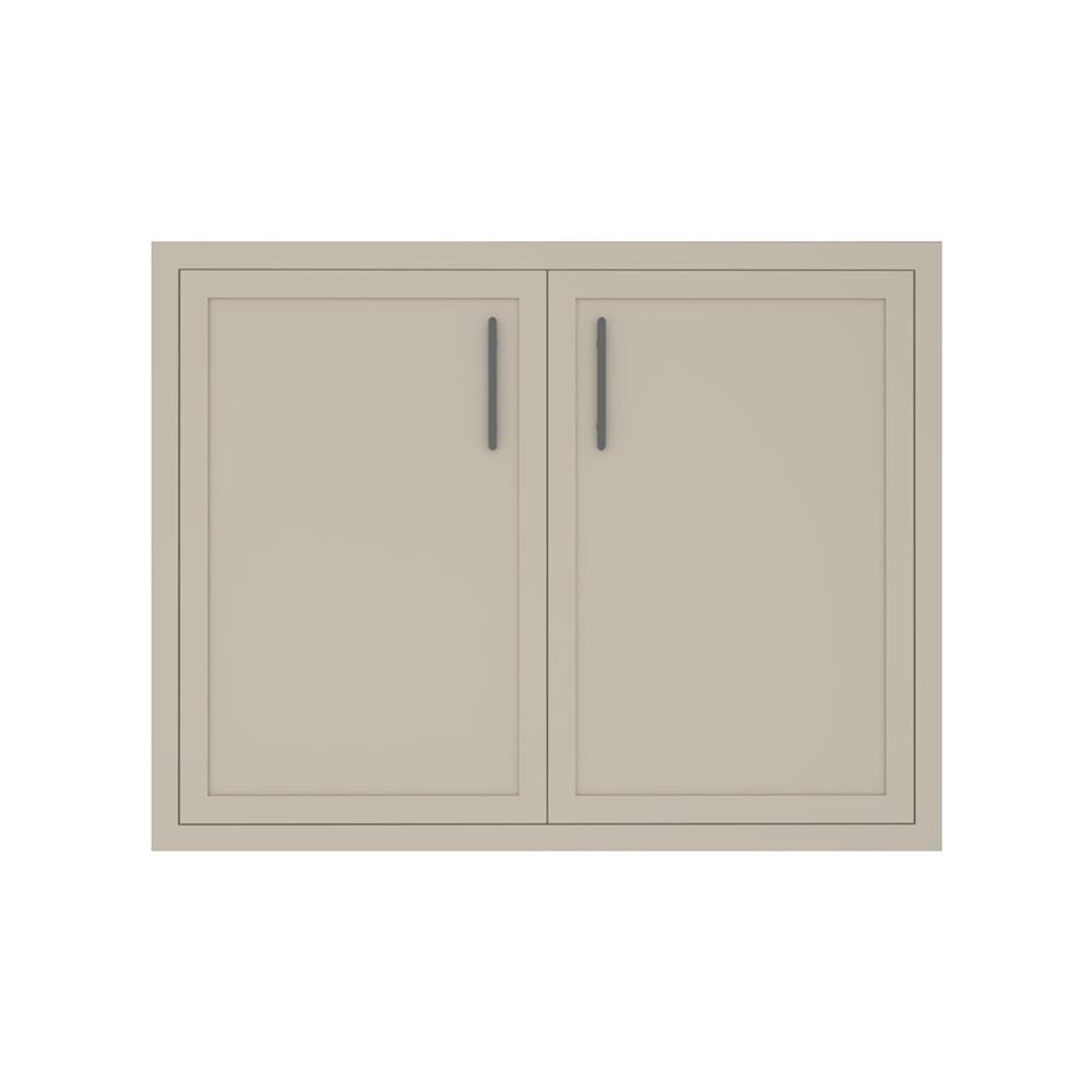 หน้าบานคู่ MJ SLIM SHAKER 86x66 ซม. สี BEIGE